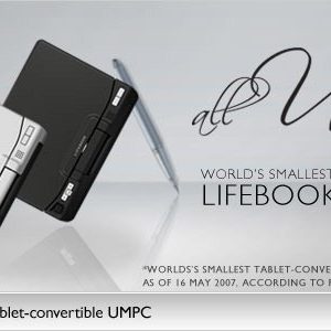 Fujitsu LifeBook U1010 UMPC Notebook Specifications