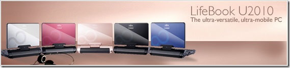 Fujitsu LifeBook U2010 UMPC Notebook Drivers for Windows Vista