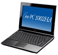 ASUS Eee PC 1002HA Netbook Technical Specifications